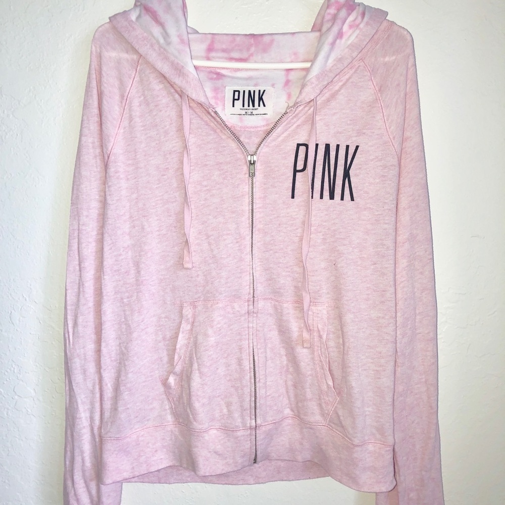 PINK Zip up Hoddie